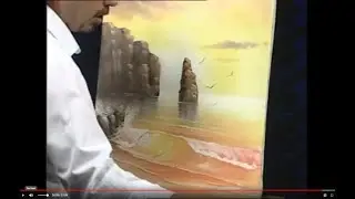 gün batımı romantik deniz resimi yapımı yağlı boya