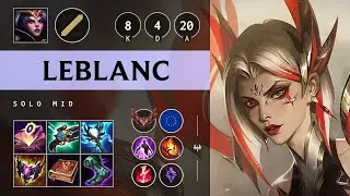LeBlanc Mid vs Hwei - EUW Grandmaster Patch 25.S1.3