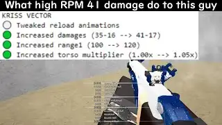 Kriss Vector with 41 damage in PDW update Phantom Forces