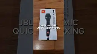JBL Wired Microphone PBM100 Unboxing and  karaoke testing