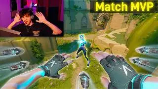 My FIRST TIME playing Jett in RADIANT... (Match MVP)