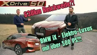 BMW iX - Luxus-Elektroauto mit brutalem Punch (4K UHD) | Cars & Cakes