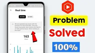 ⚠️we are experiencing issues with the system for real time data yt studio | Yt studio realtime Prblm