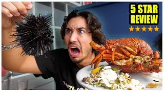 Eating At The BEST Reviewed Seafood Restaurant in Santa Barbara...(LIVE)