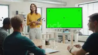 Group meeting with TV Green screen effected.[Best of GSE] 