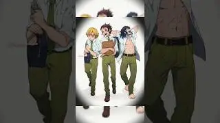 zenitsu x nezuko, inosuke x aoi, tanjiro x kanao ❤️✨ 