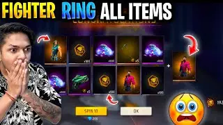 Fighter Ring Event Free Fire 🤑 | Claim All Bundle New Event 😨