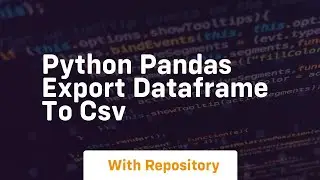 python pandas export dataframe to csv