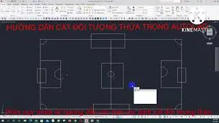 Hướng dẫn cắt đối tượng thừa trong Autocad.Instructions for cutting redundant objects in Autocad.
