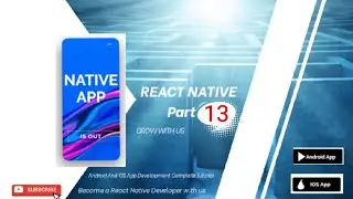 React Native Course Part 13 | How to make a reusable components in React Native Mobile App