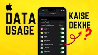 iPhone Me Data Usage Kaise Dekhe - Check iPhone Mobile Data Usage