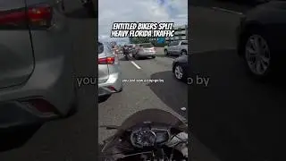 would you have let them by? #motorcycle #bikergirl #bikelife