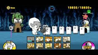 Trying to beat moon. with only Wall Cat untill I miss clicked on Cyborg and cry