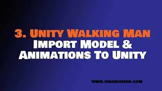 Walking Animation #3 - Import Mixamo Animated 3D Model into Unity as FBX