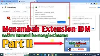 Cara Mengatasi Extension IDM yang tidak muncul di Google Chrome || Part II