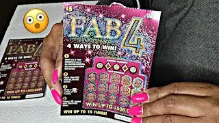FAB 4😱 MI LOTTERY SCRATCHOFF TICKET #MecMomments