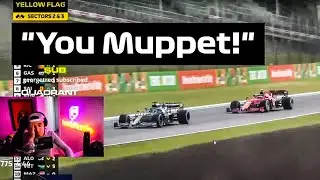 Lando calling Martin Brundle a 'Muppet'