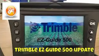 Trimble EZ Guide 500 GPS lightbar menu walk trough and software update