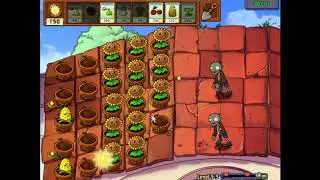plants vs zombies LV 5-3  (เกม zombies, ເກມ zombies)