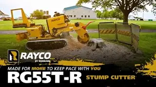 RG55T-R Stump Cutter Features Walk-Around