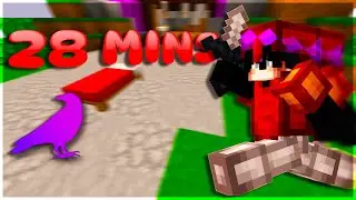 Raven On HYPIXEL HACKING for 28 mins