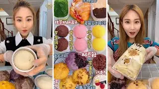 asmr mukbangasmr/kwai dessert mukbang,/mochi eating,creperoll cake chocolate #asmr