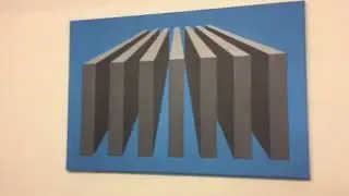 Original Geometric Canvas Painting