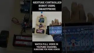 Gesture controlled Robot using Smartphone 