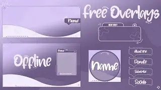 CUTE AND AESTHETIC FREE STREAM OVERLAY FOR DOWNLOAD