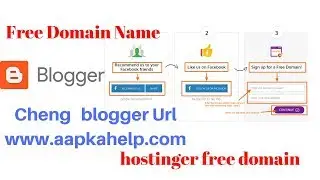 How to Create A Free Website - with Free domain + hosting free domain Kaise Banaye