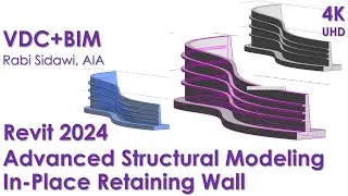 Revit 2024 Advanced Structural Modeling   In Place Retaining Wall