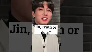 Jin kissed a girl|Dare game🤣#shorts #viral #bts #bangtan