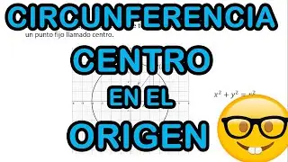 Circunferencia con centro en el origen