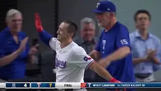 Wyatt Langford Walkoff Grand-Slam Vs Yankees