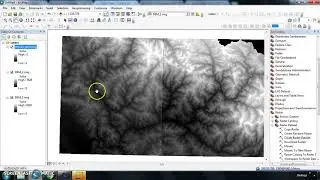 Mosaic Raster DEM Dataset in ArcGIS 10 3