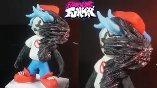 How To Make Corrupted Boyfriend Friday Night Funkin' FNF Mod | NVV Clay