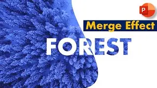 How to use Merge Shape Combine Command in PowerPoint | Merge Text with VIDEO in PowerPoint 
