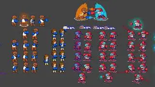 FNF Matt Vs BF Sprite Sheets (Whitty Full Series + Snowball Fight Update)