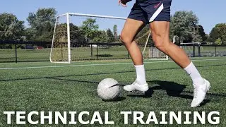 Full Essential Technical Training Day | First Touch, Passing and Finishing Drills For Footballers