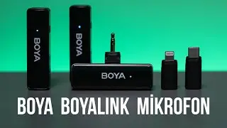 Boya Boyalink Tüm Cihazlarla Uyumlu Kablosuz Mikrofon İnceleme 