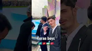 Туран бойс 🇰🇿🇹🇷🇺🇿🇰🇬 перед выступлением.
