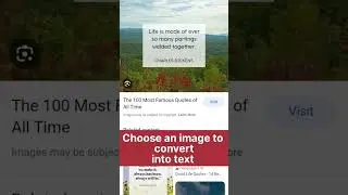 Converting an Image to text with Google Lens | Translate to preferred Language