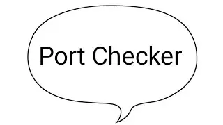 port checker - static ip address par port kese check kare?