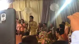 កម្មវិធីសូត្រមន្តនិងកាត់សក់ក្នុងថ្ងៃមង្គលការ​របស់​ នីសា |  Sokun nisa Wedding
