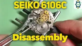 Seiko 6106C Watch Service - Disassembly