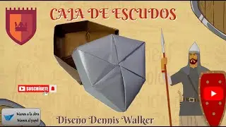 Como hacer una caja para escudos en Origami