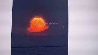 Супер Луна, Голубая супер луна, пик 21 ч. 26 мин. по Москве. Цвет луны.