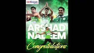 Congratulations to Arshad Nadeem!