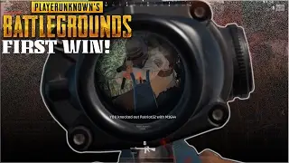 FIRST WIN | SNIPING WITH SHOTGUN | PlayerUnknown's Battlegrounds