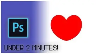 How to Create Perfect Heart Under 2 Minutes! | Photoshop